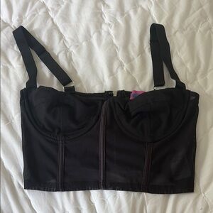 Edikted Black Corset Top